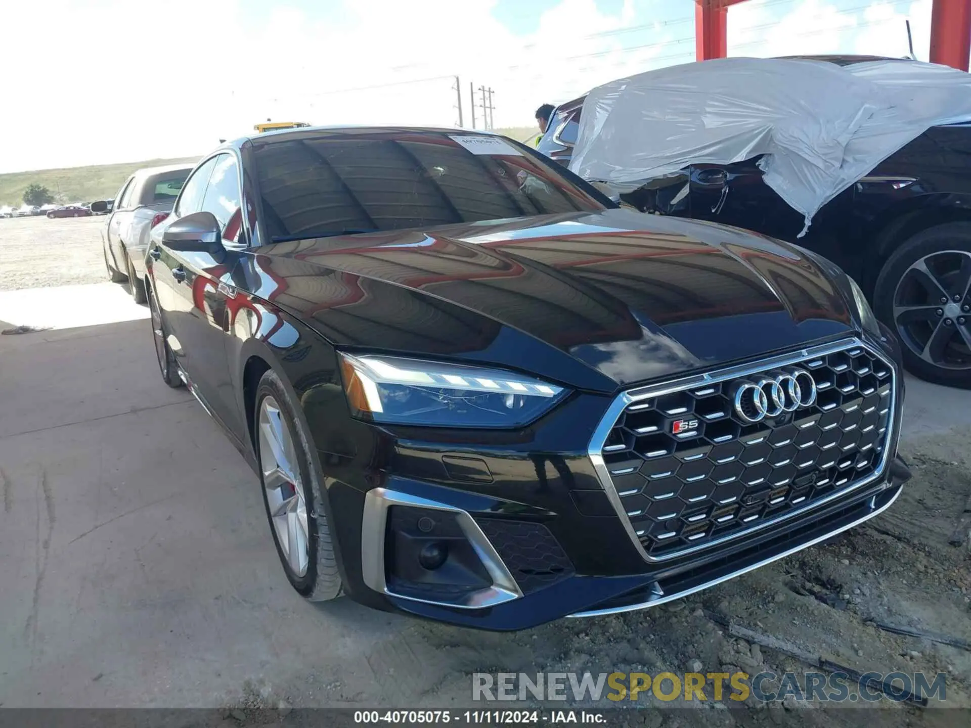 1 Photograph of a damaged car WAUB4CF50MA024250 AUDI S5 2021