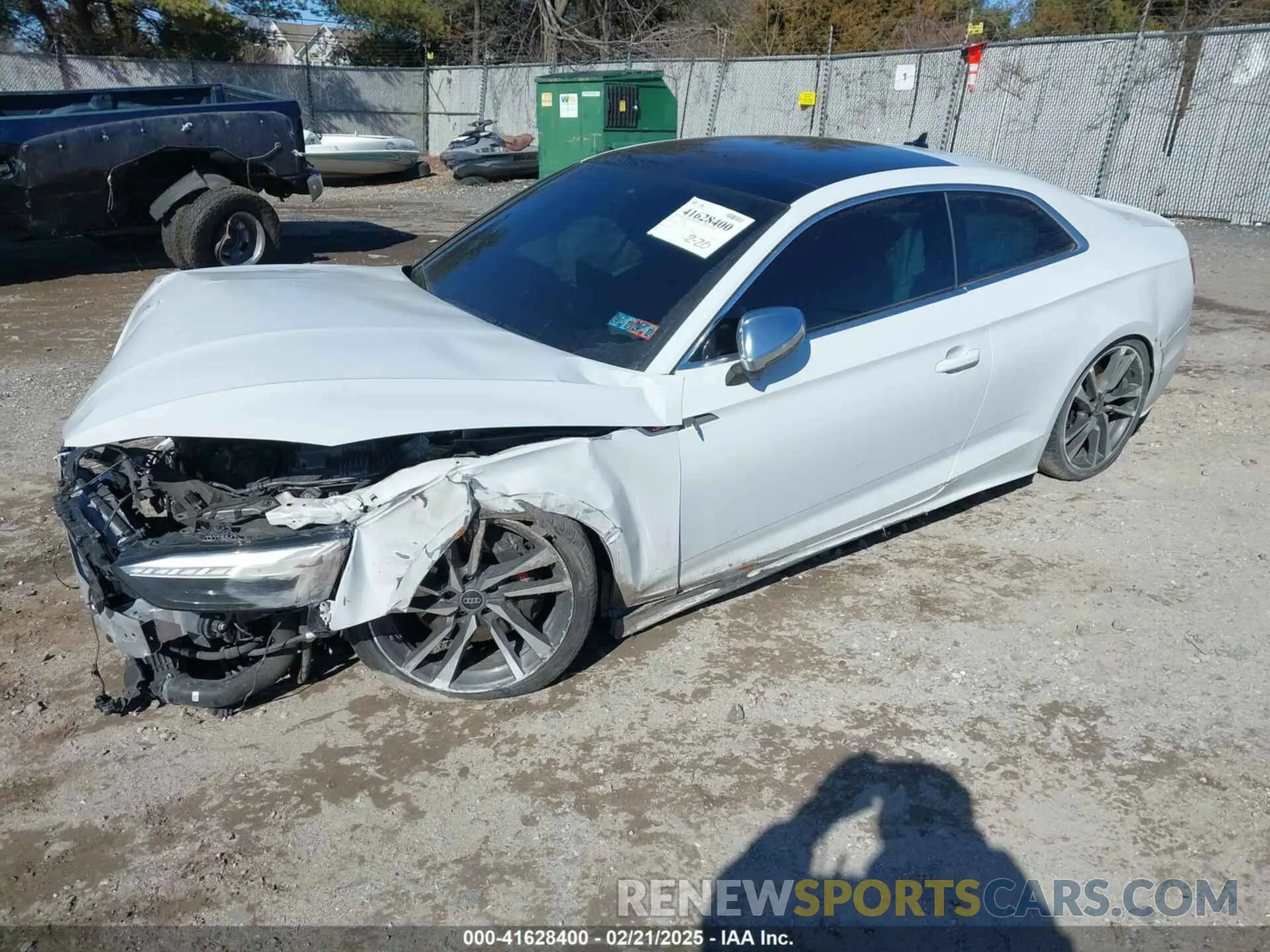 2 Photograph of a damaged car WAUP4AF54NA031486 AUDI S5 2022