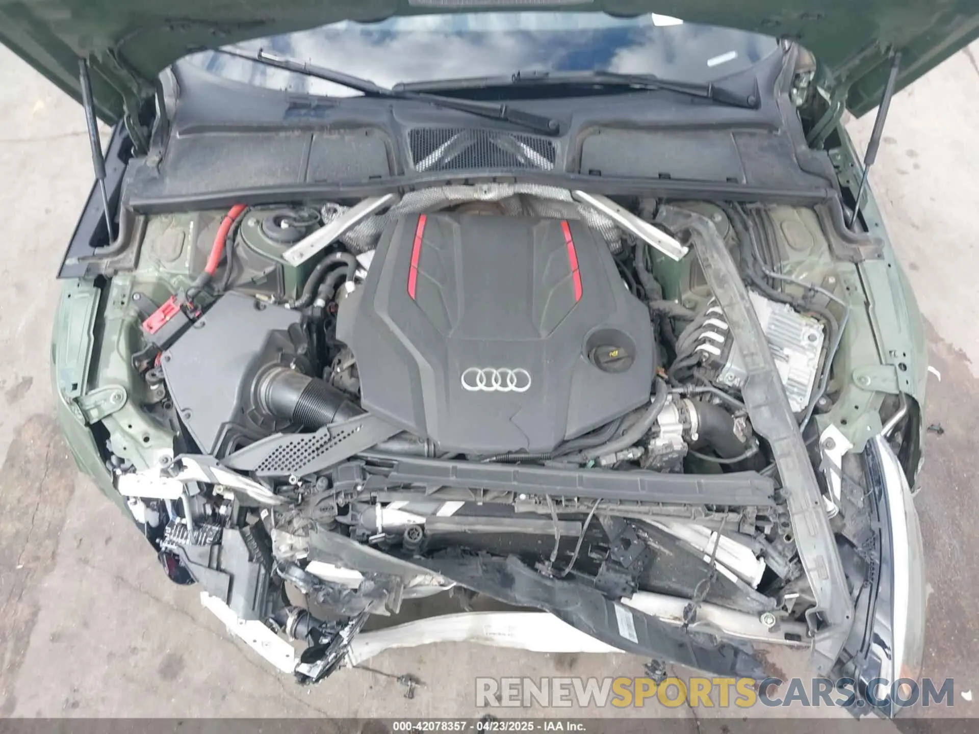 10 Photograph of a damaged car WAUP4AF55NA033974 AUDI S5 2022