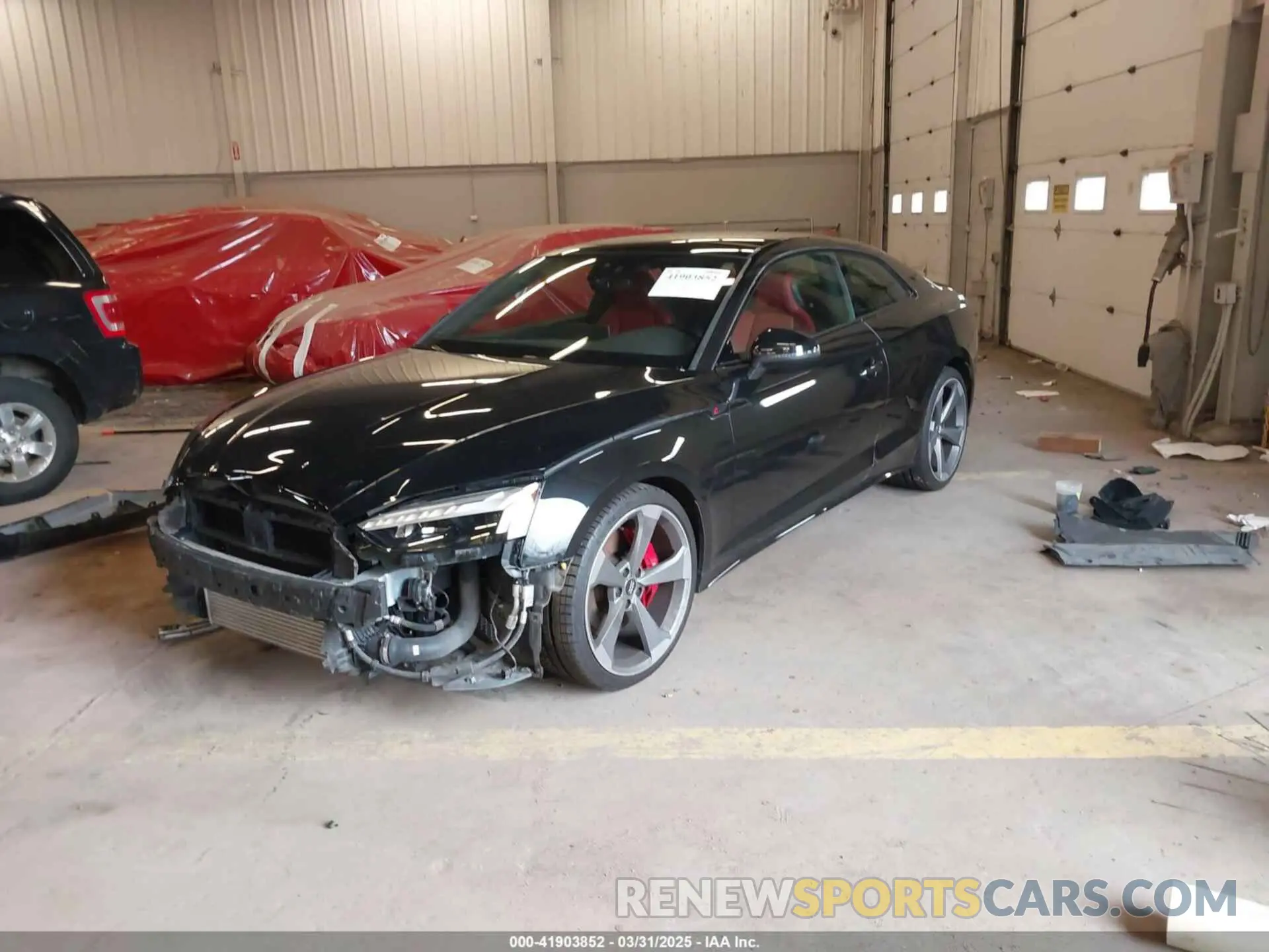2 Photograph of a damaged car WAUN4AF5XPA010099 AUDI S5 2023