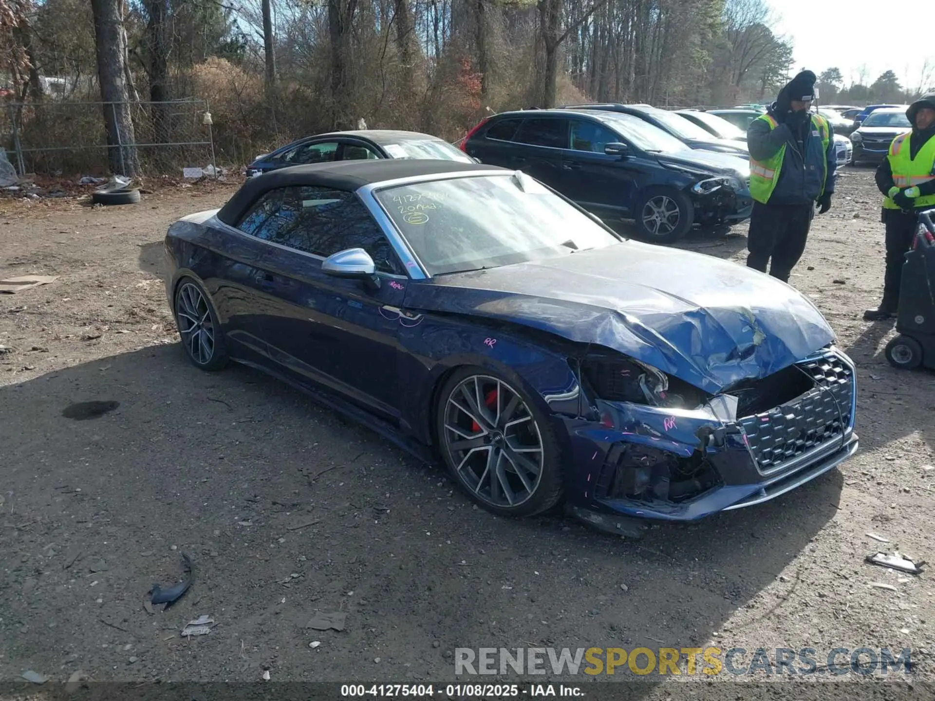 1 Photograph of a damaged car WAUW4GF56LN001541 AUDI S5 CABRIOLET 2020