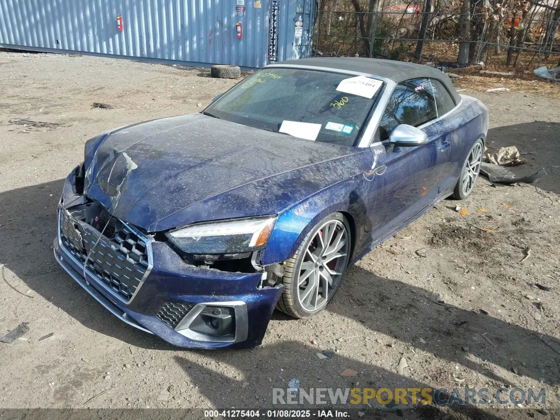 2 Photograph of a damaged car WAUW4GF56LN001541 AUDI S5 CABRIOLET 2020