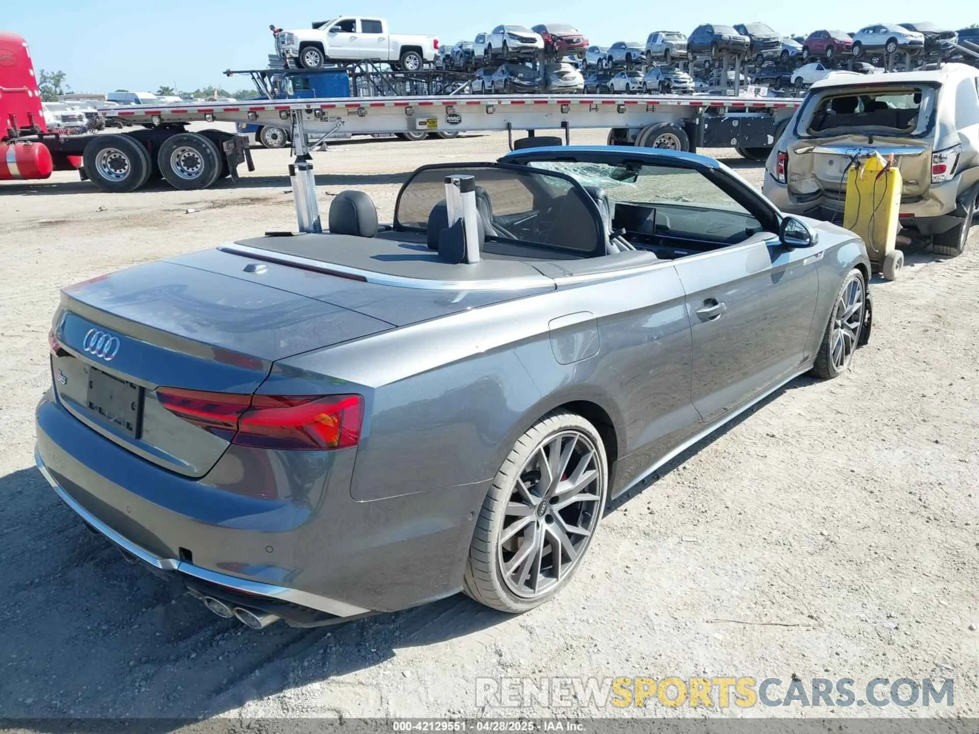4 Photograph of a damaged car WAUY4GF52MN004561 AUDI S5 CABRIOLET 2021