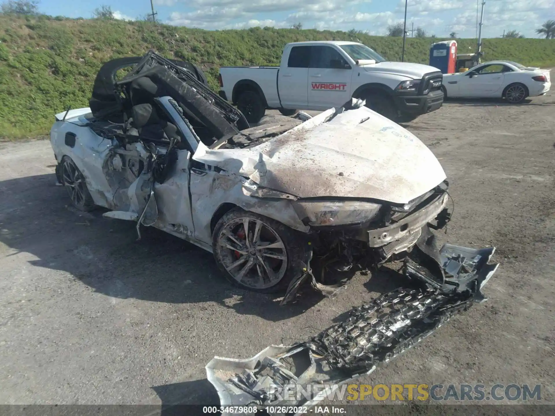 1 Photograph of a damaged car WAUW4GF53PN000868 AUDI S5 CABRIOLET 2023