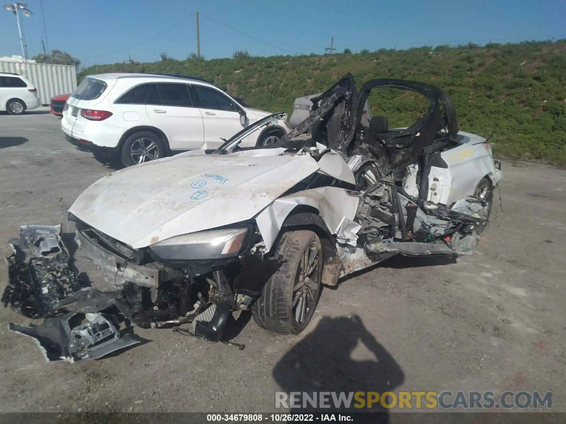 2 Photograph of a damaged car WAUW4GF53PN000868 AUDI S5 CABRIOLET 2023