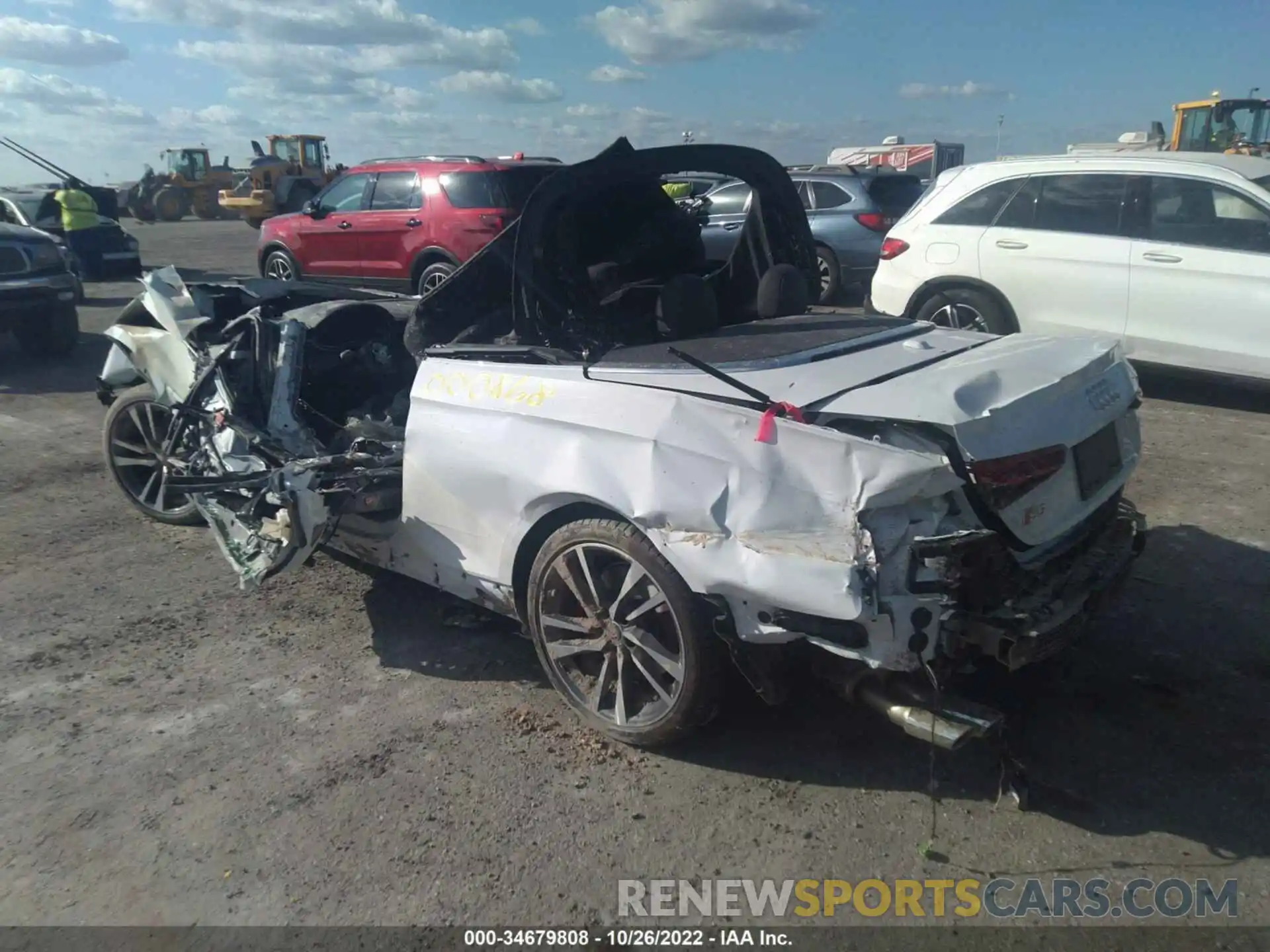 3 Photograph of a damaged car WAUW4GF53PN000868 AUDI S5 CABRIOLET 2023