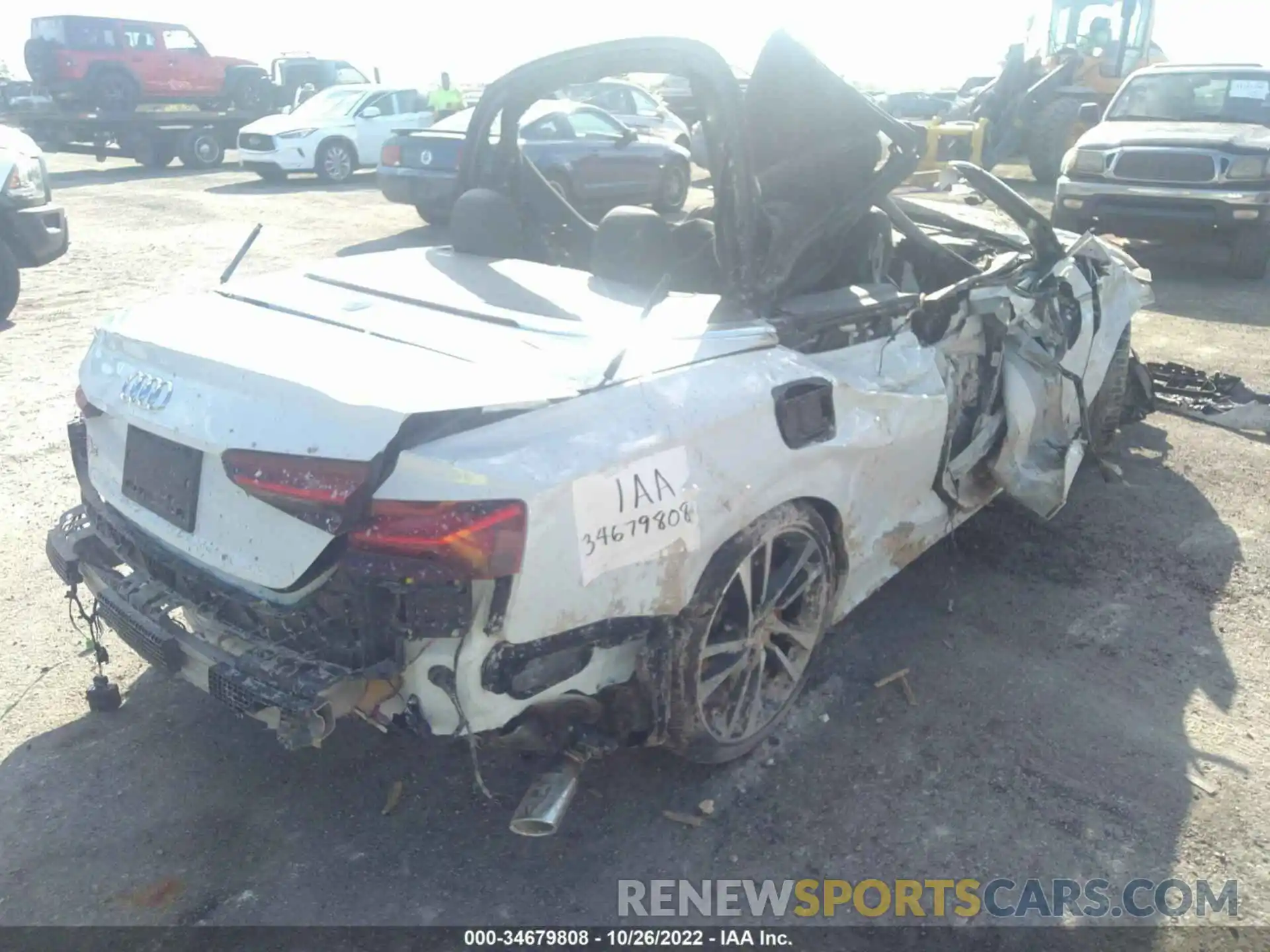 4 Photograph of a damaged car WAUW4GF53PN000868 AUDI S5 CABRIOLET 2023