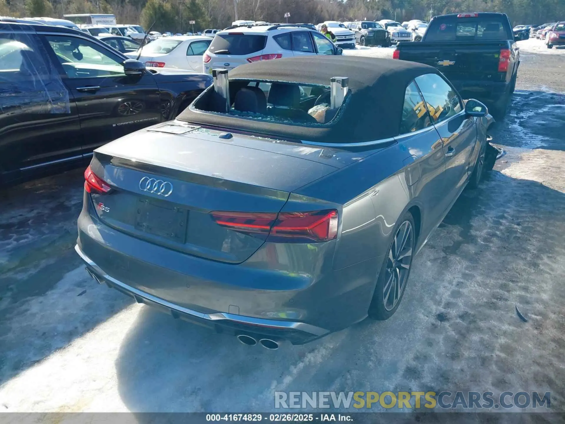 4 Photograph of a damaged car WAUY4GF58RN002207 AUDI S5 CABRIOLET 2024