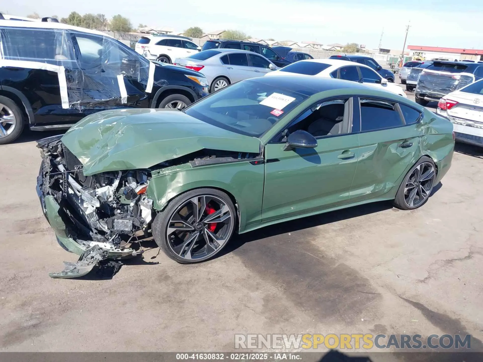 6 Photograph of a damaged car WAUB4CF56PA007375 AUDI S5 SPORTBACK 2023