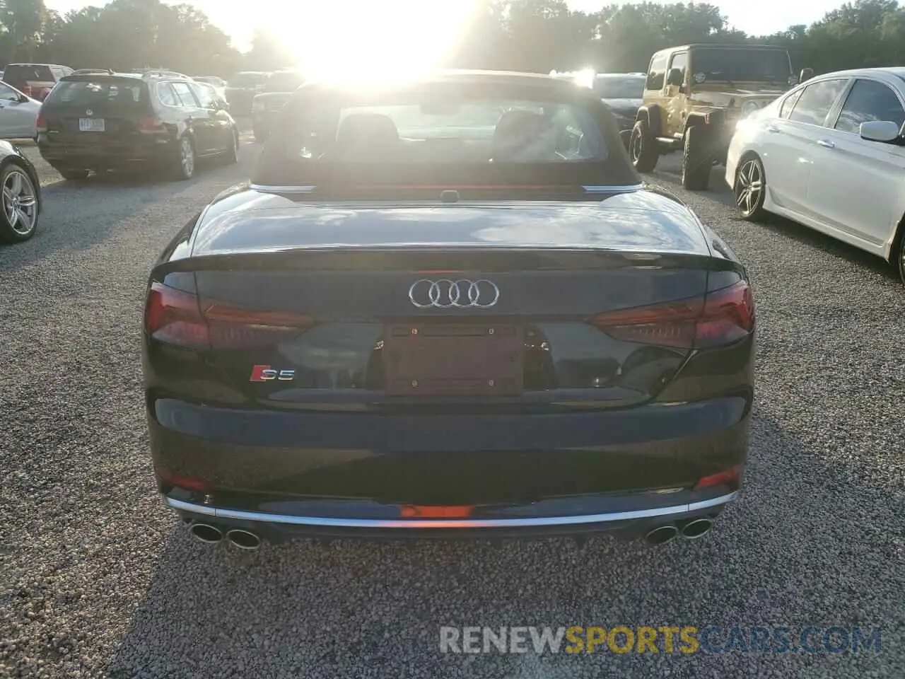 6 Photograph of a damaged car WAU24GF59KN007475 AUDI S5/RS5 2019