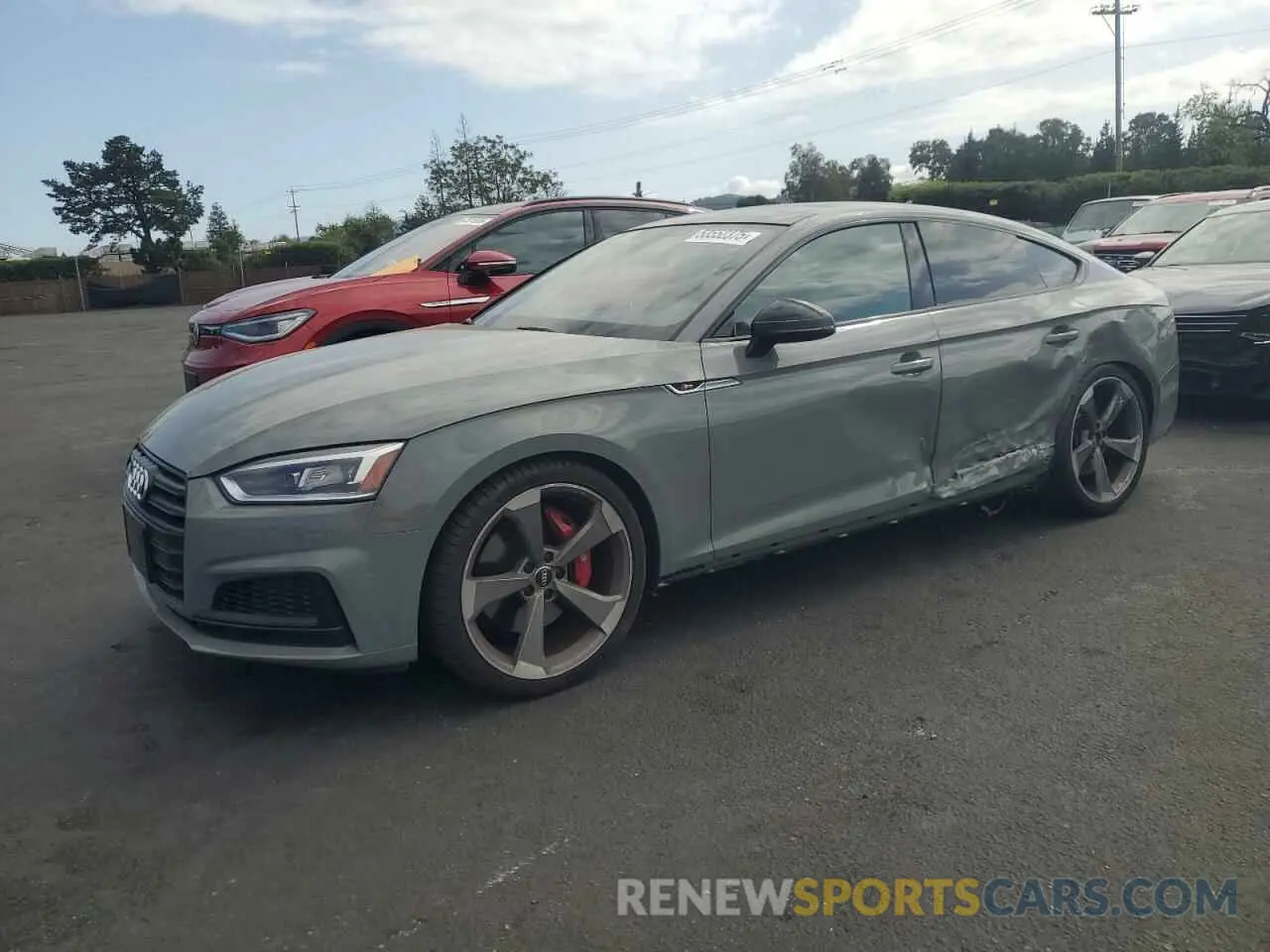 1 Photograph of a damaged car WAUB4CF53KA054257 AUDI S5/RS5 2019