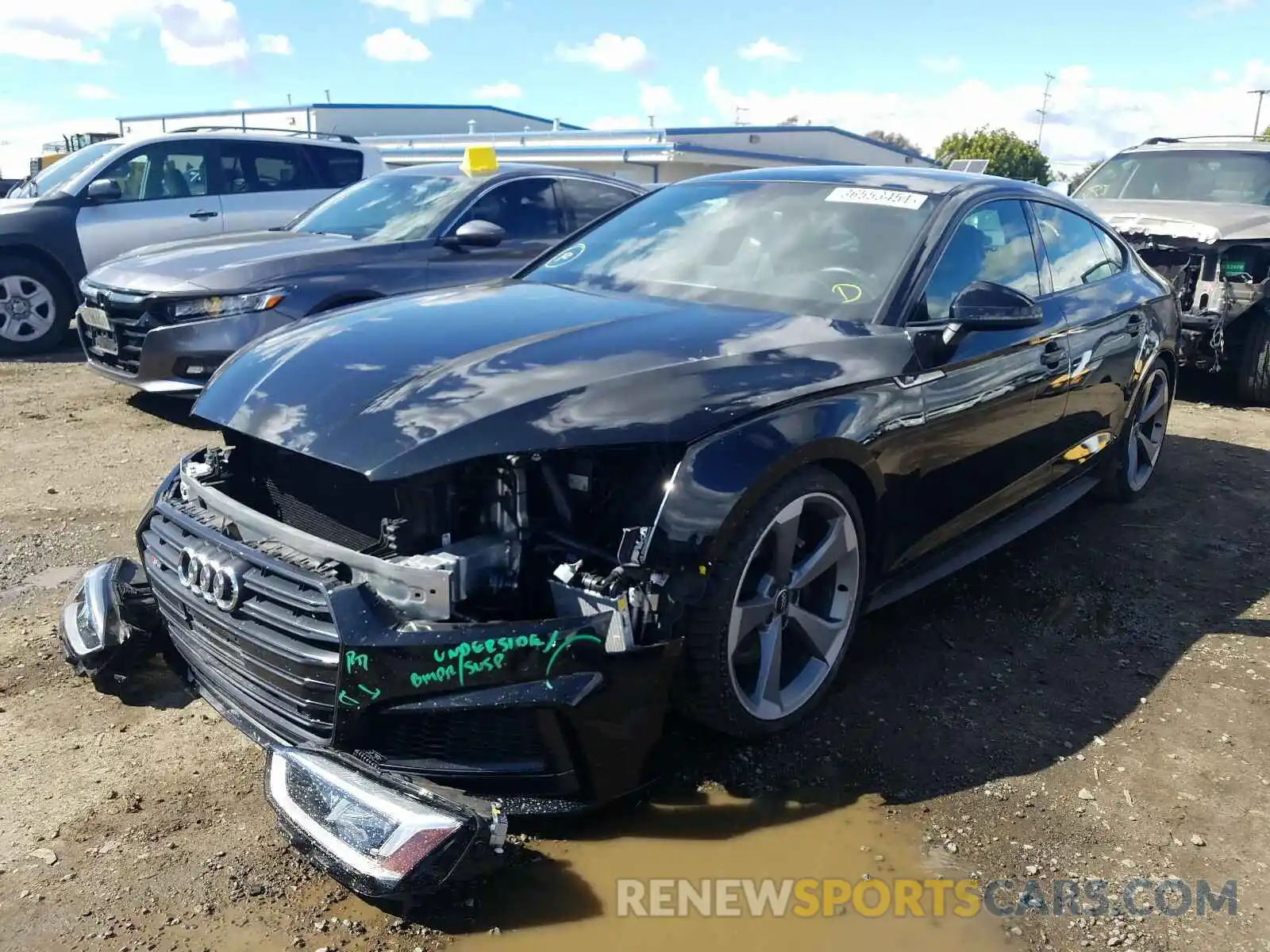 2 Photograph of a damaged car WAUB4CF57KA046517 AUDI S5/RS5 2019