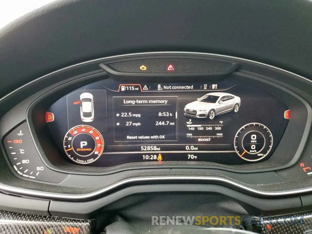 9 Photograph of a damaged car WAUC4CF54KA044826 AUDI S5/RS5 2019