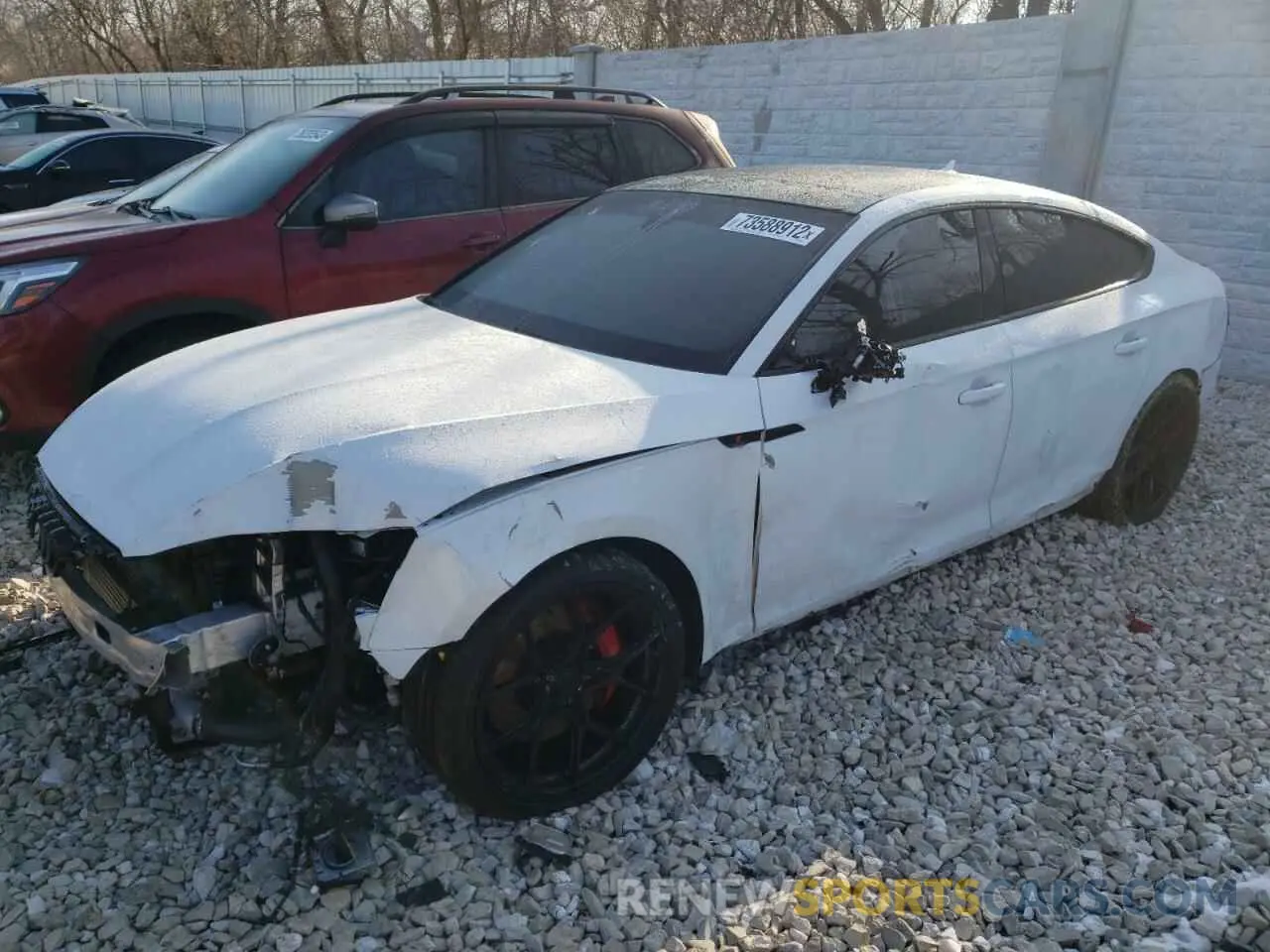 1 Photograph of a damaged car WAUC4CF55KA030059 AUDI S5/RS5 2019