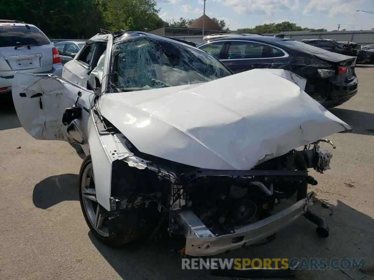 1 Photograph of a damaged car WAUP4AF57KA001555 AUDI S5/RS5 2019