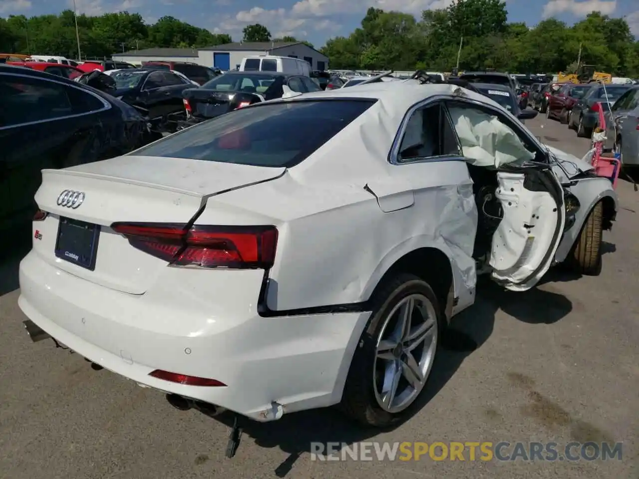 4 Photograph of a damaged car WAUP4AF57KA001555 AUDI S5/RS5 2019