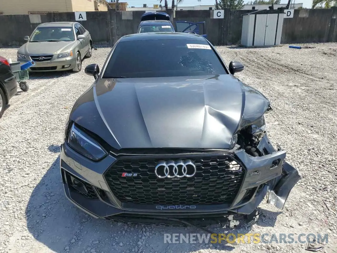 5 Photograph of a damaged car WUABWCF53KA900418 AUDI S5/RS5 2019