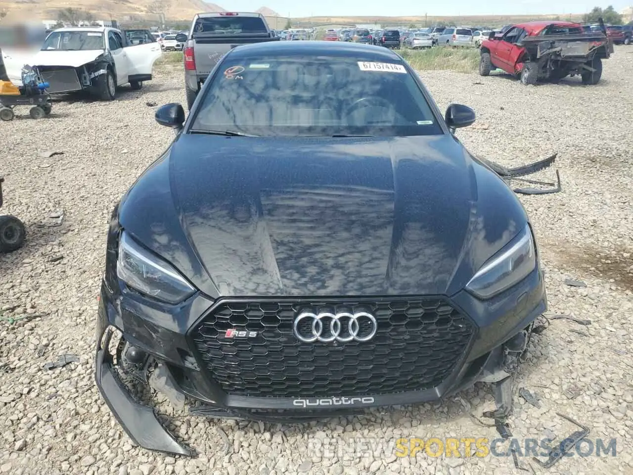5 Photograph of a damaged car WUABWCF55KA901621 AUDI S5/RS5 2019