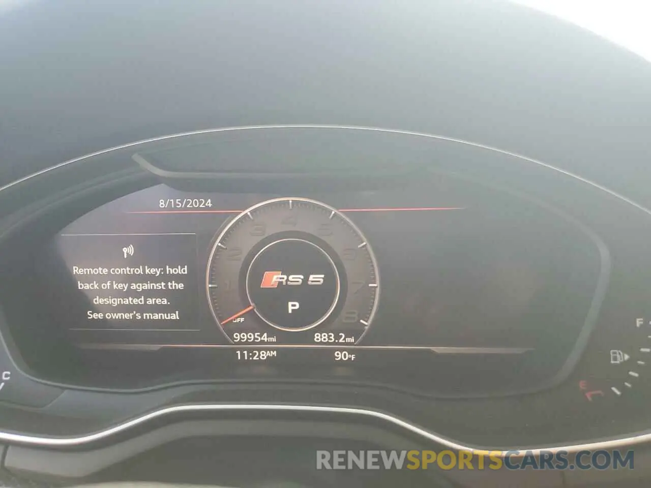 9 Photograph of a damaged car WUABWCF55KA901621 AUDI S5/RS5 2019