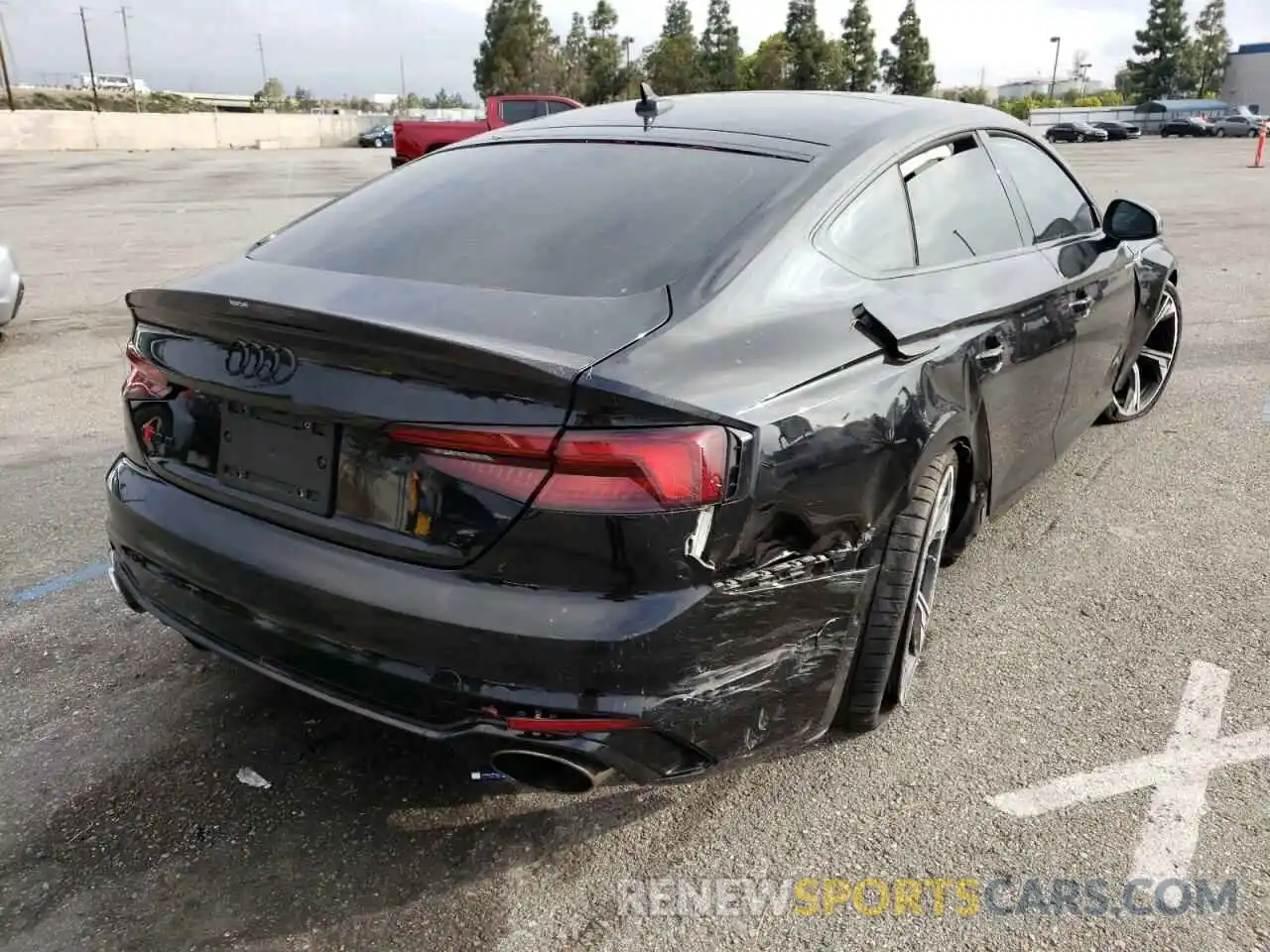 4 Photograph of a damaged car WUABWCF59KA900455 AUDI S5/RS5 2019