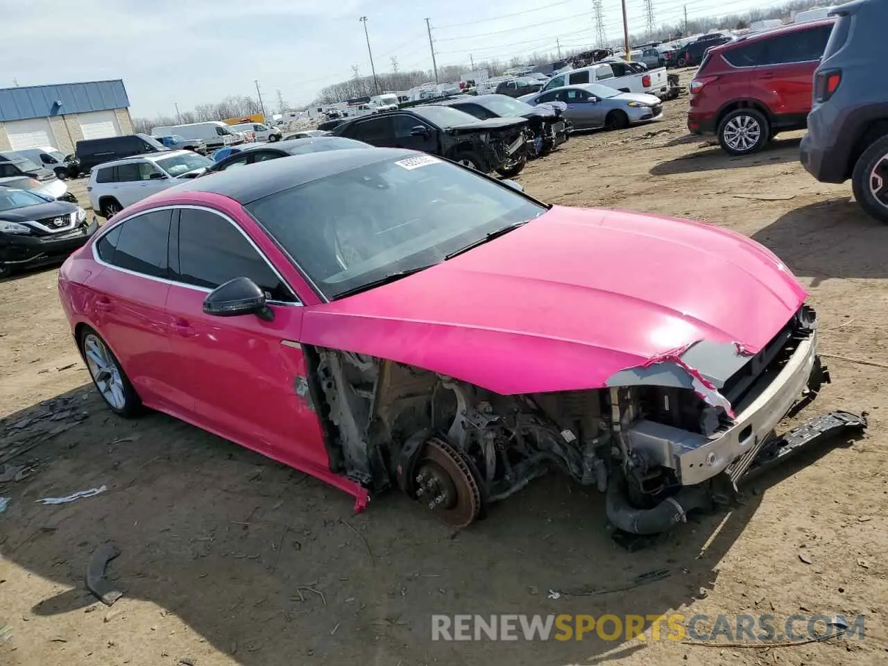 4 Photograph of a damaged car WAUA4CF58MA004260 AUDI S5/RS5 2021