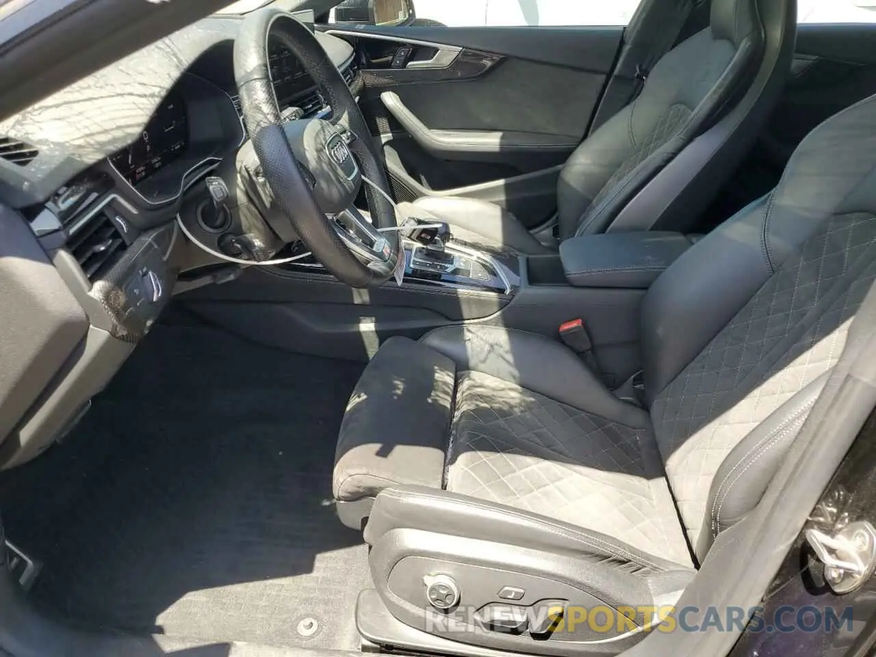 7 Photograph of a damaged car WAUC4CF5XMA022428 AUDI S5/RS5 2021