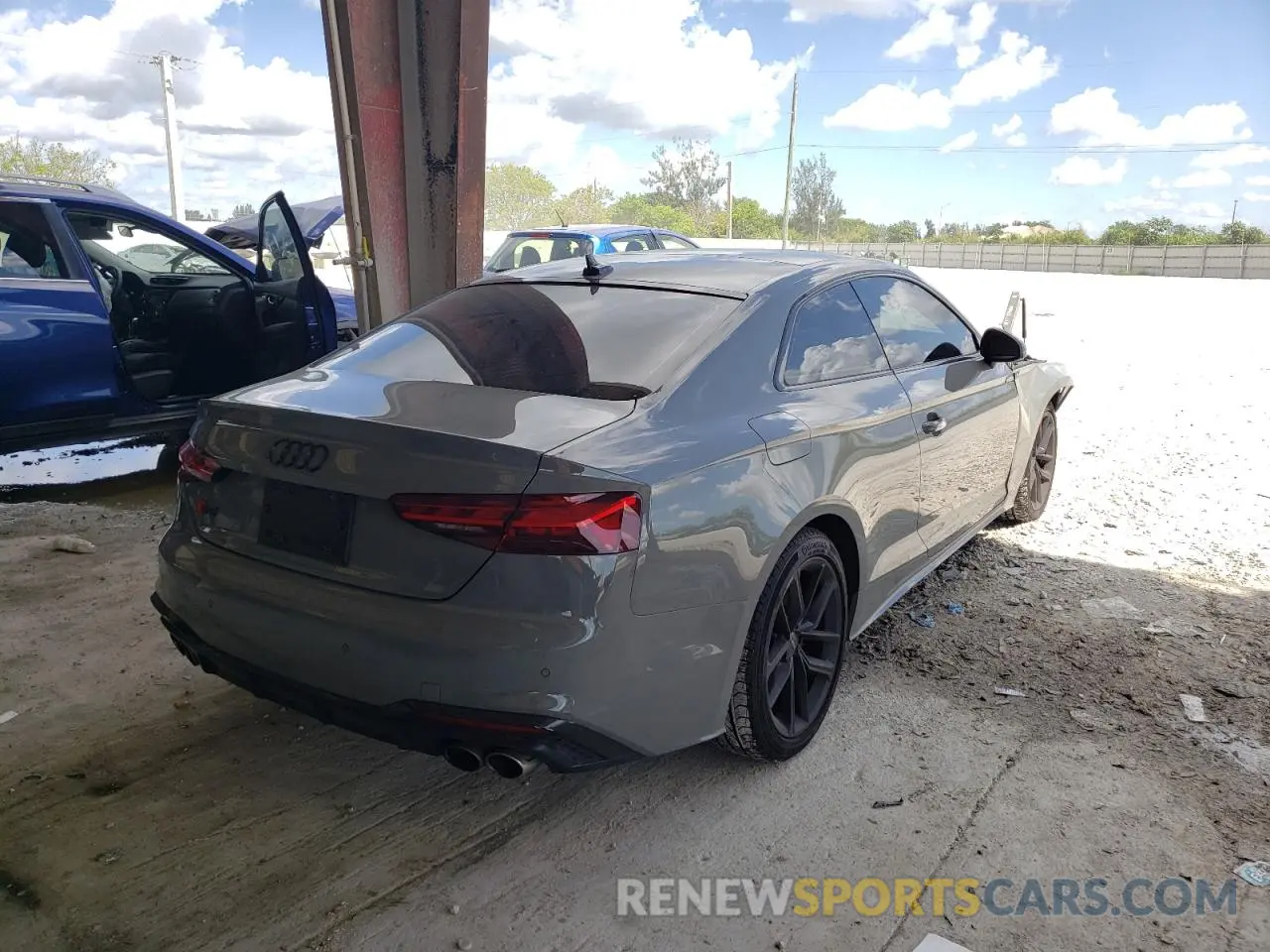 4 Photograph of a damaged car WAUP4AF50MA018250 AUDI S5/RS5 2021