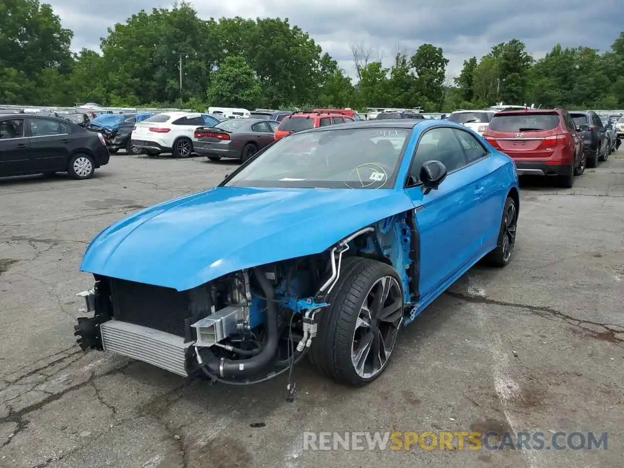 2 Photograph of a damaged car WAUP4AF54MA023421 AUDI S5/RS5 2021