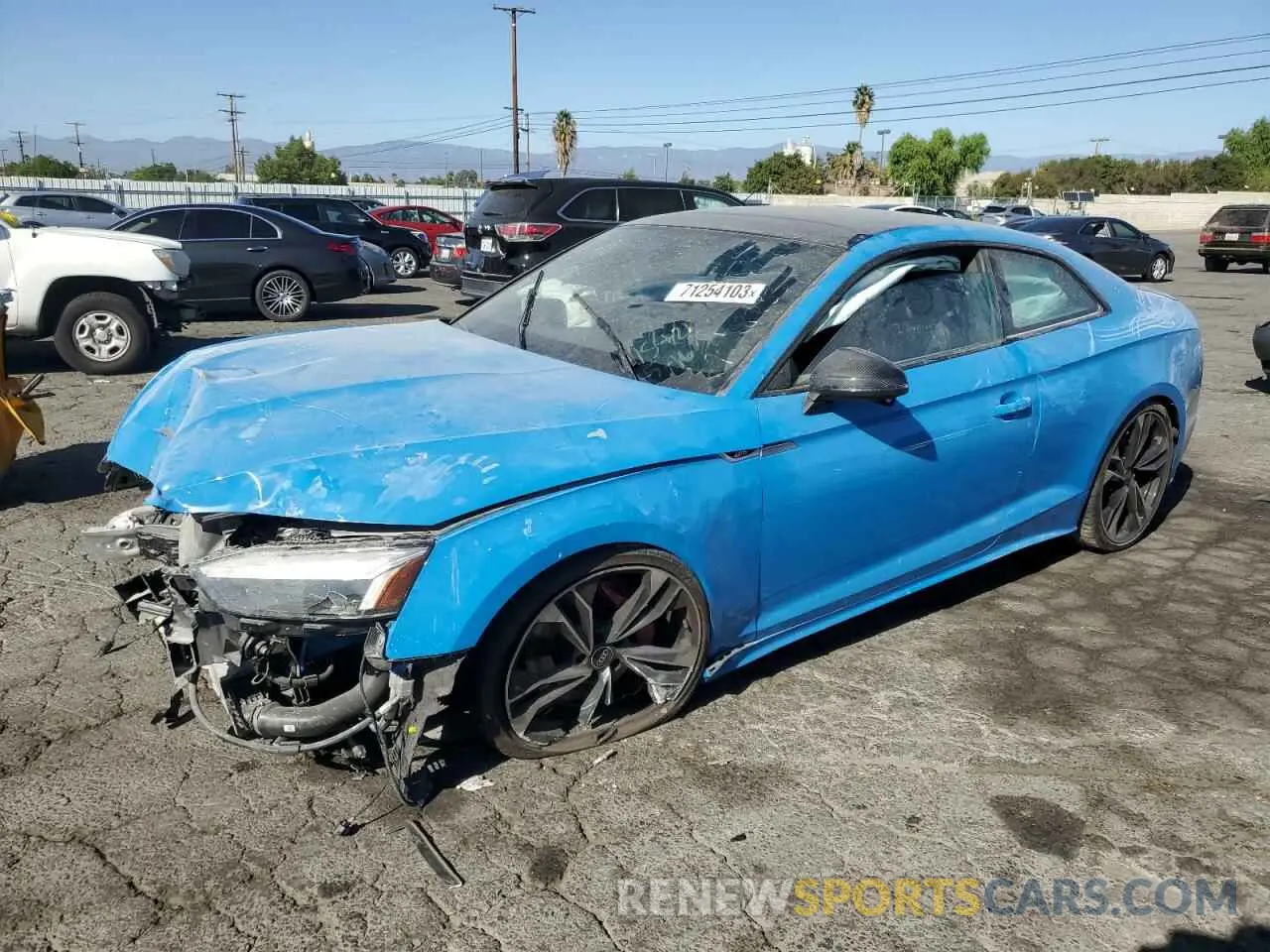 1 Photograph of a damaged car WAUP4AF56MA028233 AUDI S5/RS5 2021