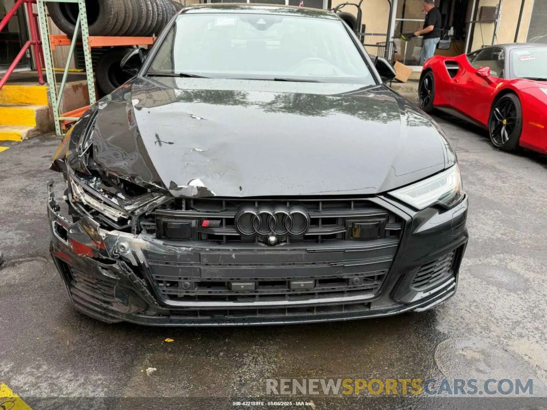 6 Photograph of a damaged car WAUFFBF20NN019717 AUDI S6 2022