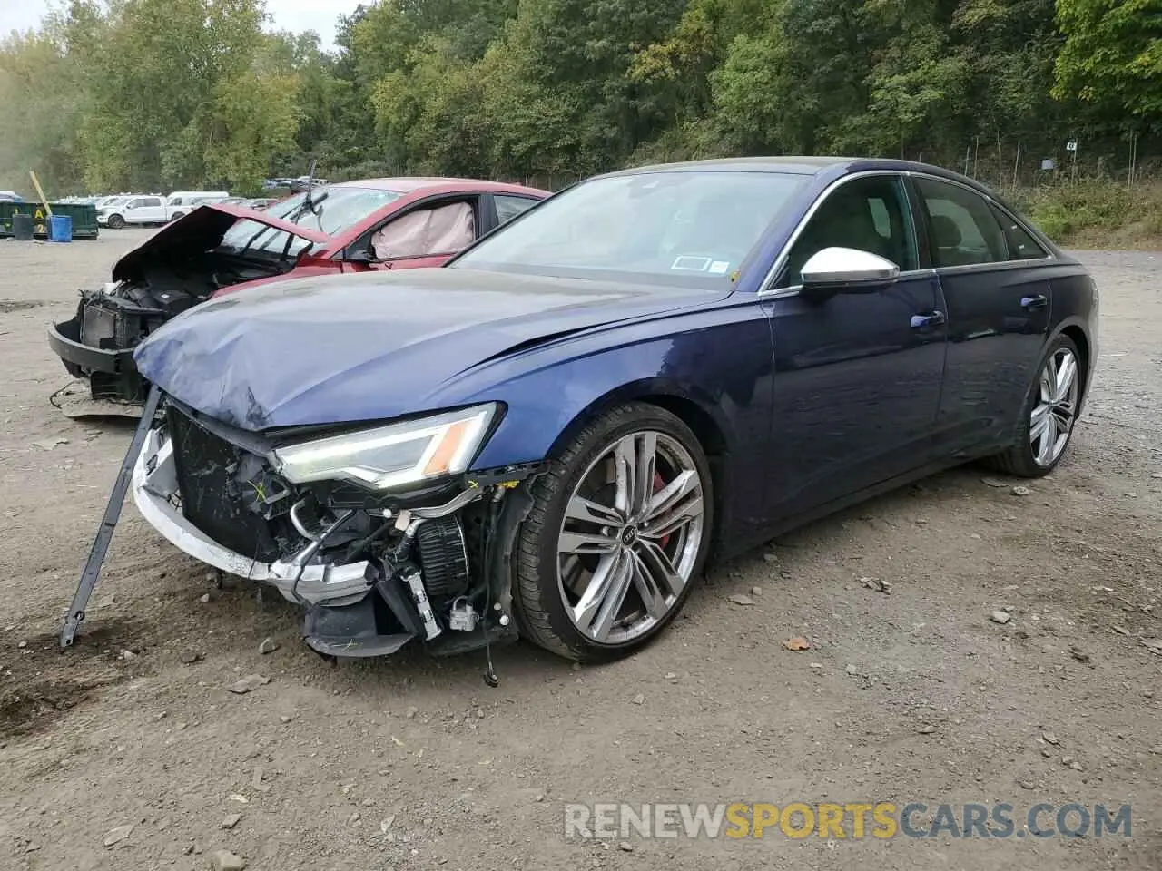 1 Photograph of a damaged car WAUDFAF28MN045062 AUDI S6/RS6 2021