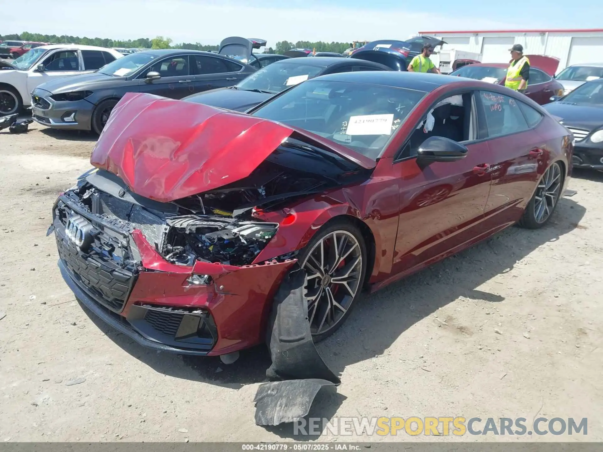 2 Photograph of a damaged car WAUSFBF25SN018444 AUDI S7 SPORTBACK 2025