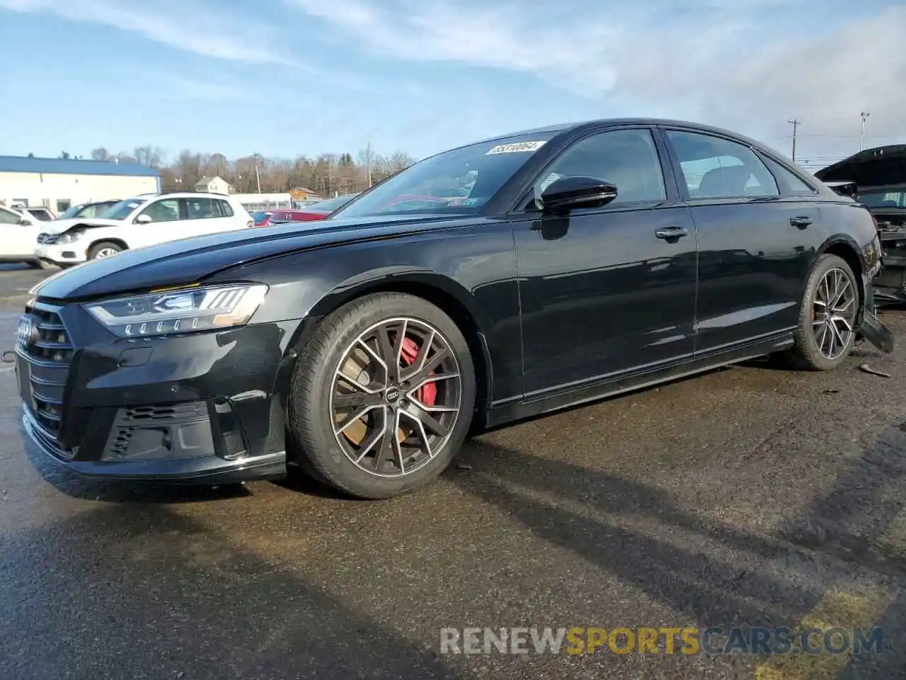 1 Photograph of a damaged car WAU8SAF8XLN015240 AUDI S8 2020