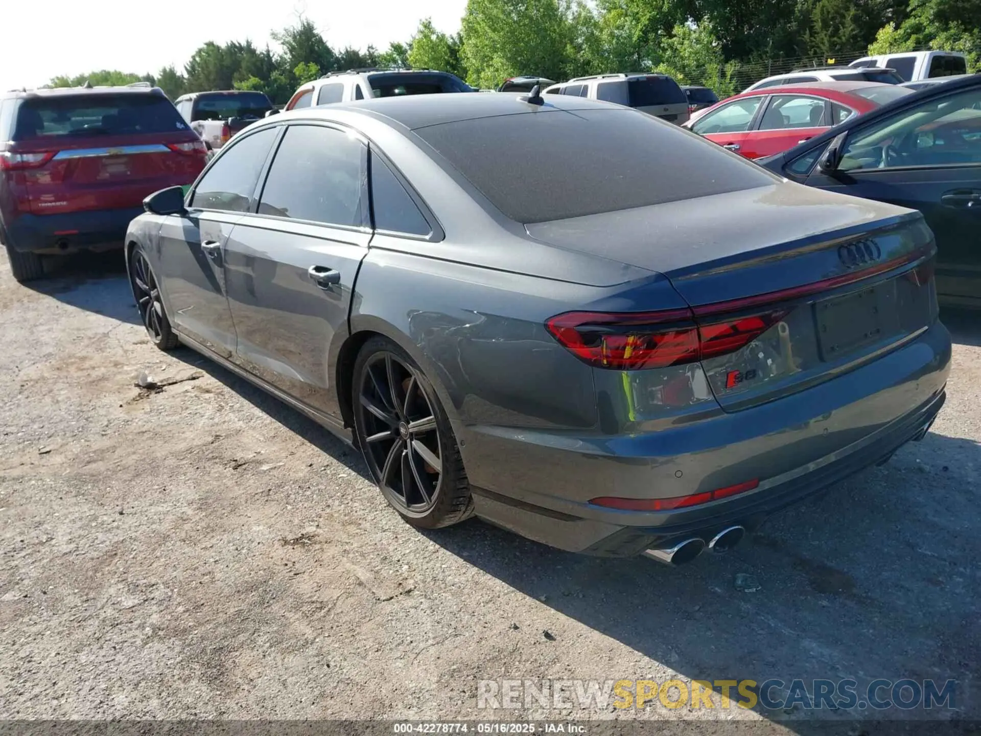 3 Photograph of a damaged car WAULSAF81PN011643 AUDI S8 2023