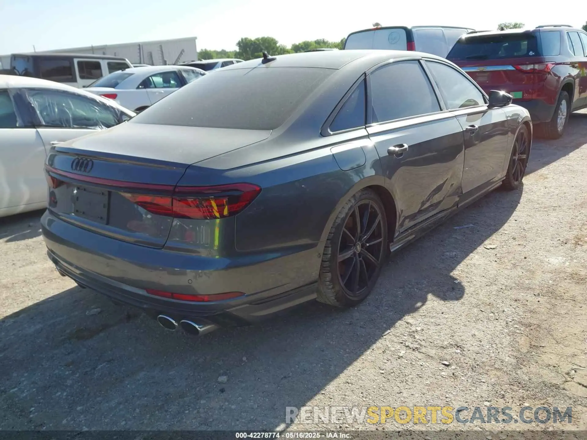 4 Photograph of a damaged car WAULSAF81PN011643 AUDI S8 2023