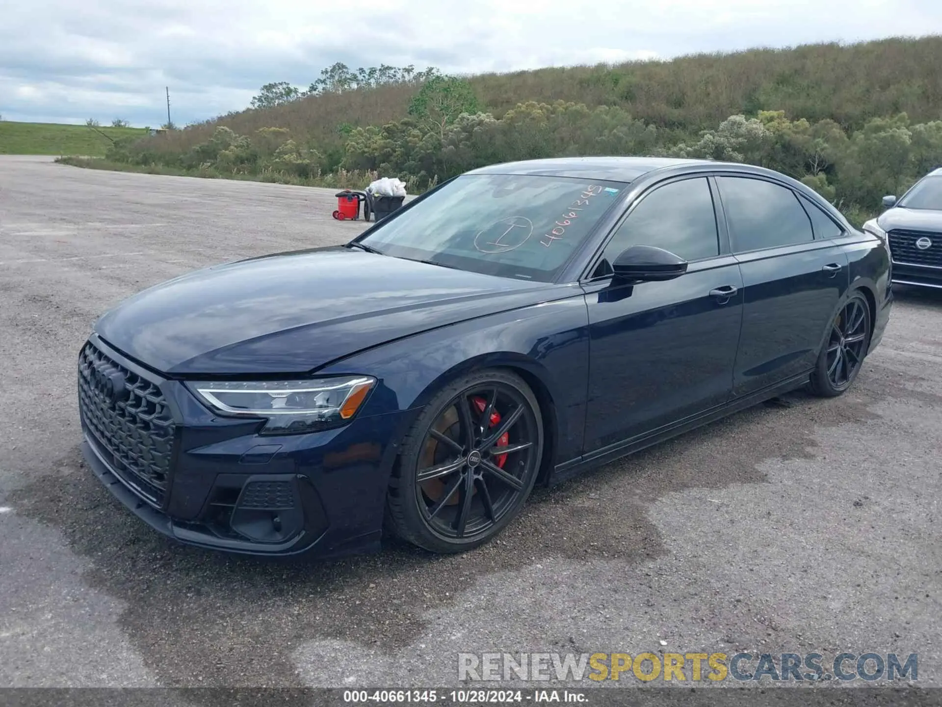 2 Photograph of a damaged car WAULSAF81PN013456 AUDI S8 2023