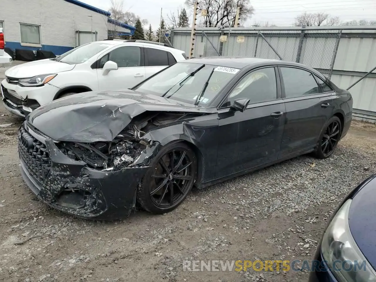 1 Photograph of a damaged car WAULSBF89RN010765 AUDI S8 2024