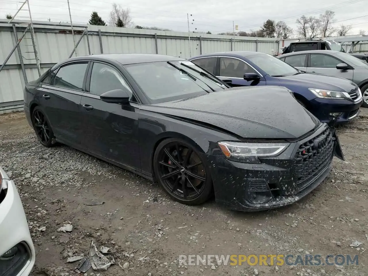 4 Photograph of a damaged car WAULSBF89RN010765 AUDI S8 2024