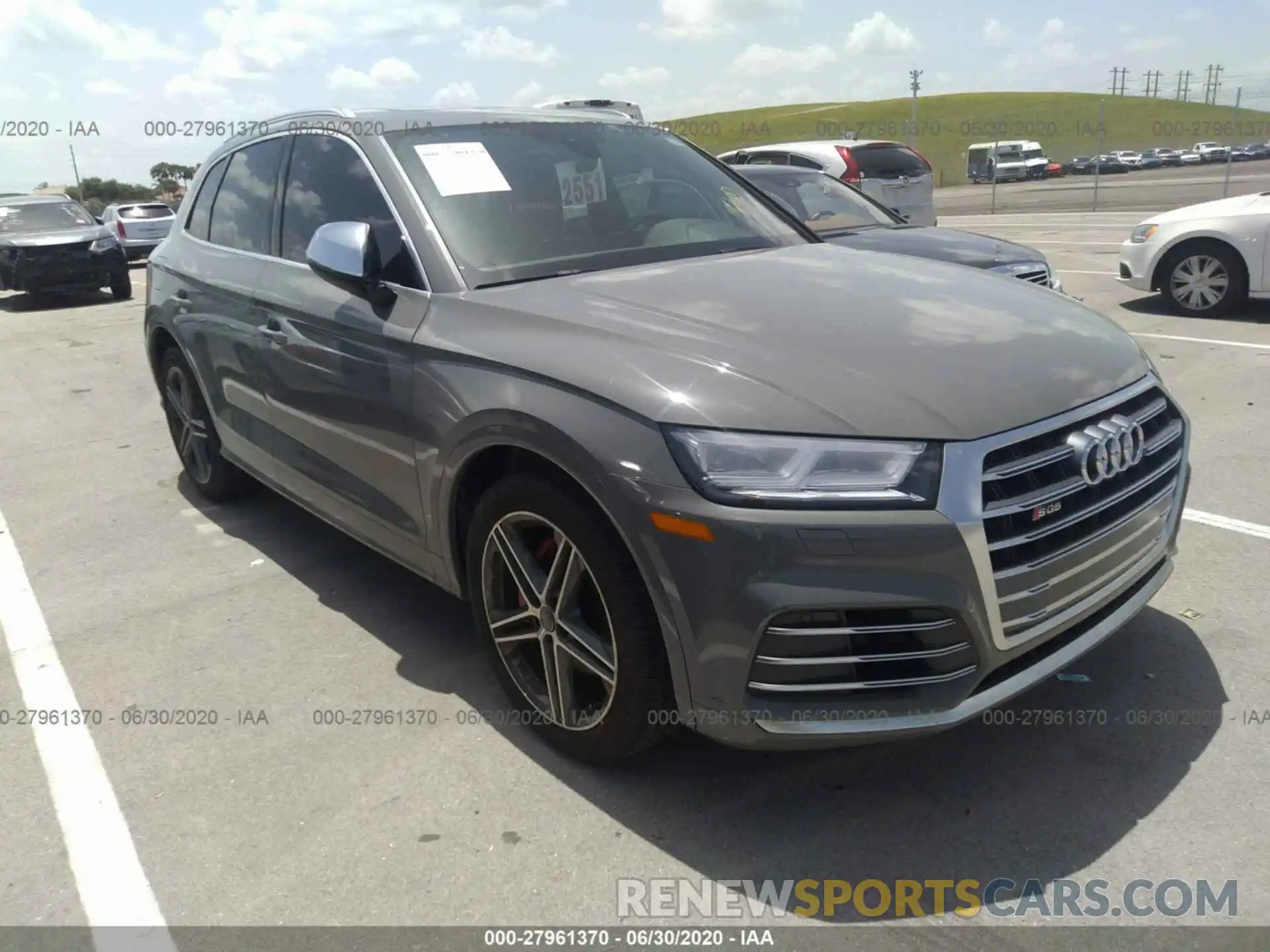 1 Photograph of a damaged car WA1B4AFY1K2080409 AUDI SQ5 2019