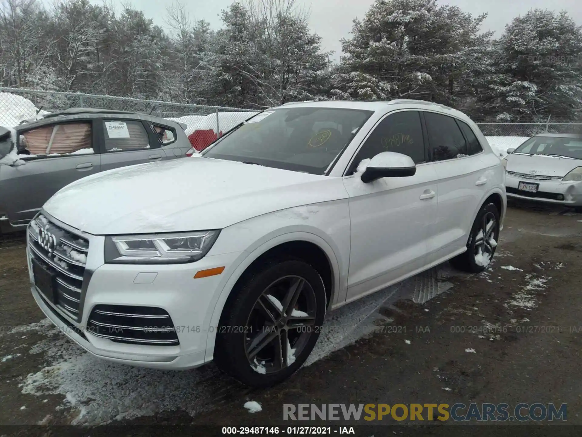 2 Photograph of a damaged car WA1B4AFY1K2080832 AUDI SQ5 2019