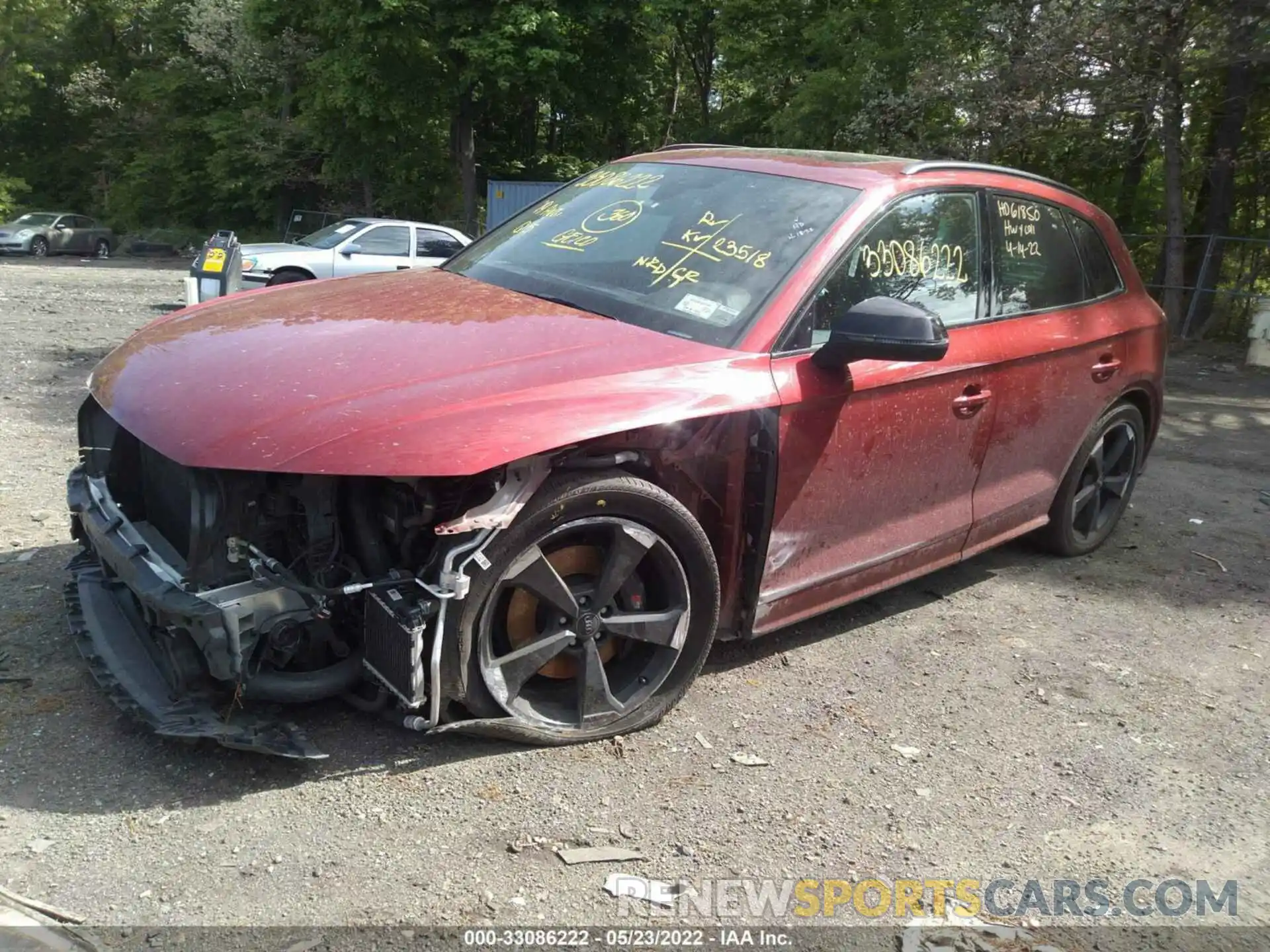 2 Photograph of a damaged car WA1B4AFY7K2049956 AUDI SQ5 2019