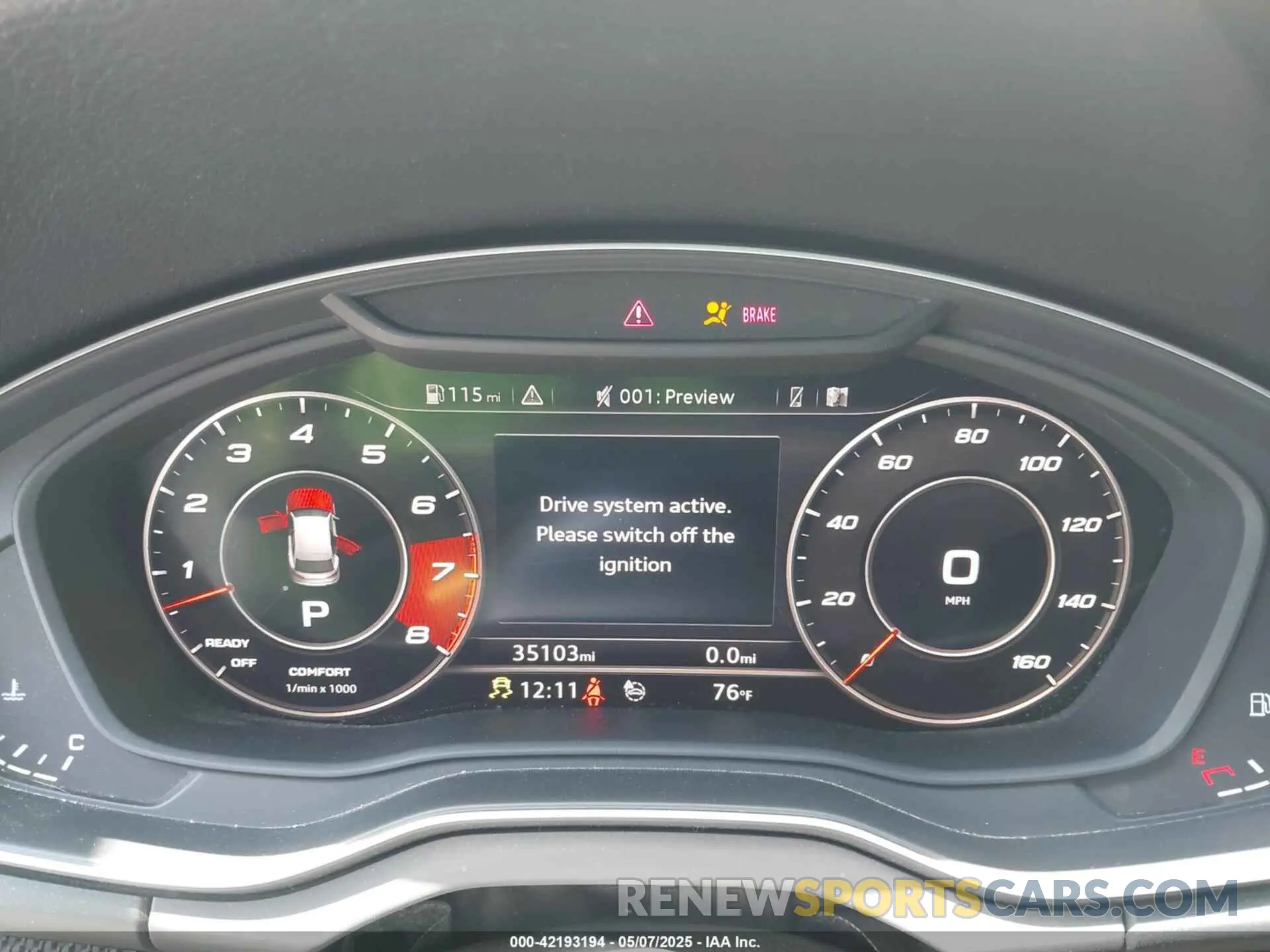 7 Photograph of a damaged car WA1B4AFY8K2107525 AUDI SQ5 2019