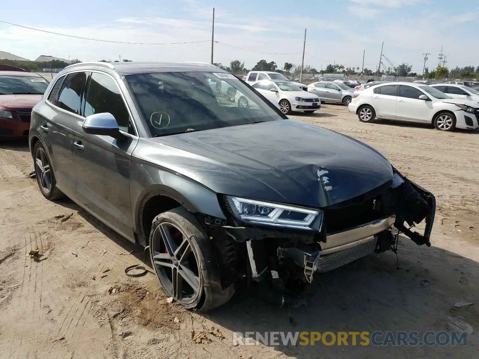 1 Photograph of a damaged car WA1B4AFYXK2077492 AUDI SQ5 2019