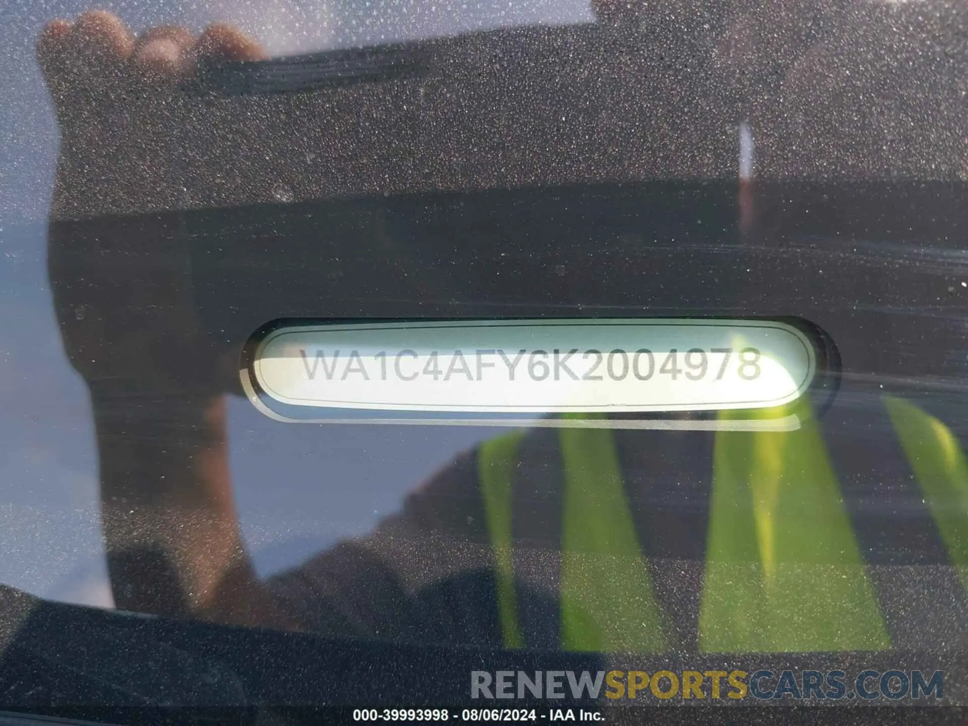 9 Photograph of a damaged car WA1C4AFY6K2004978 AUDI SQ5 2019