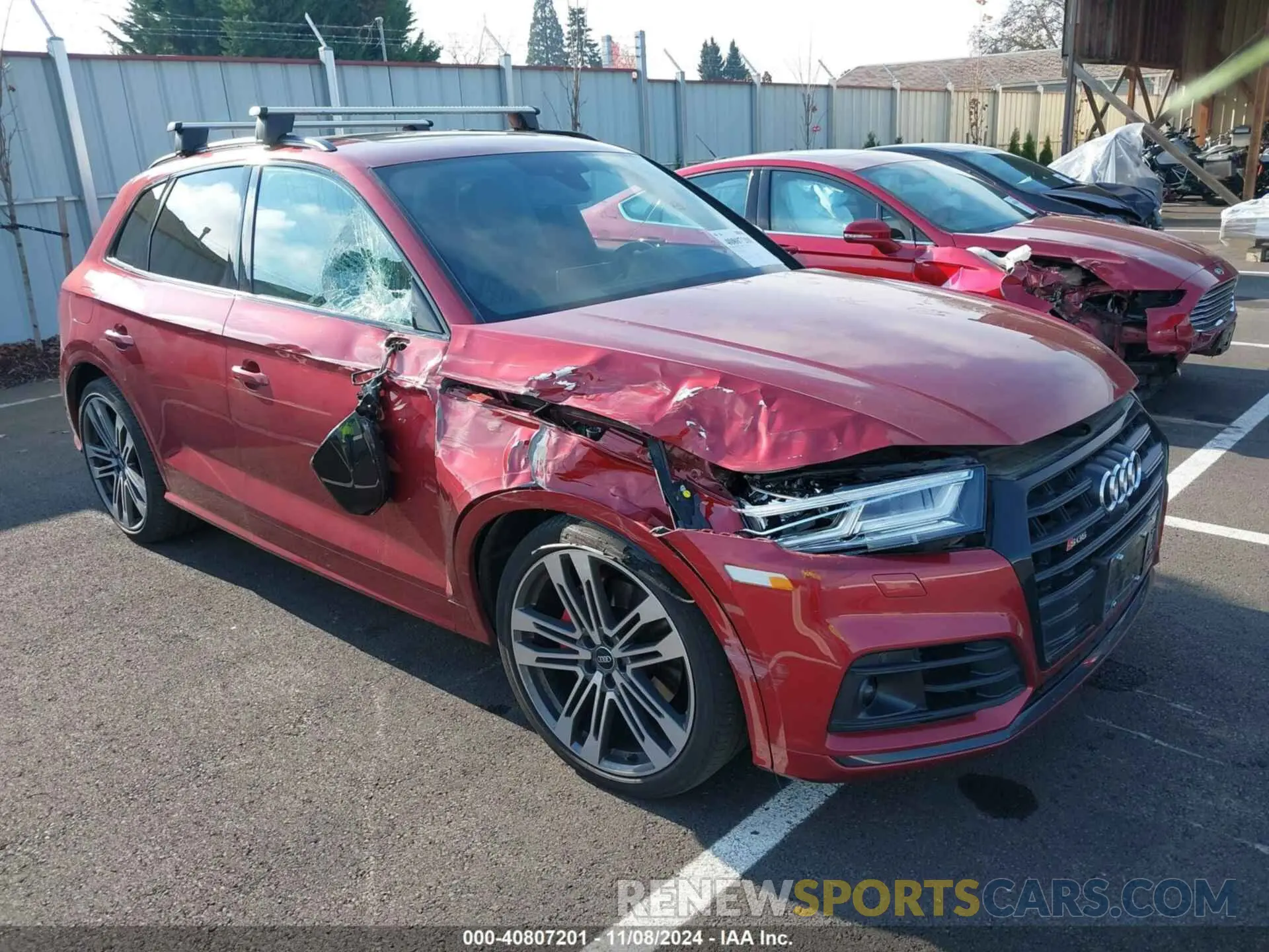 1 Photograph of a damaged car WA1C4AFY7K2128595 AUDI SQ5 2019