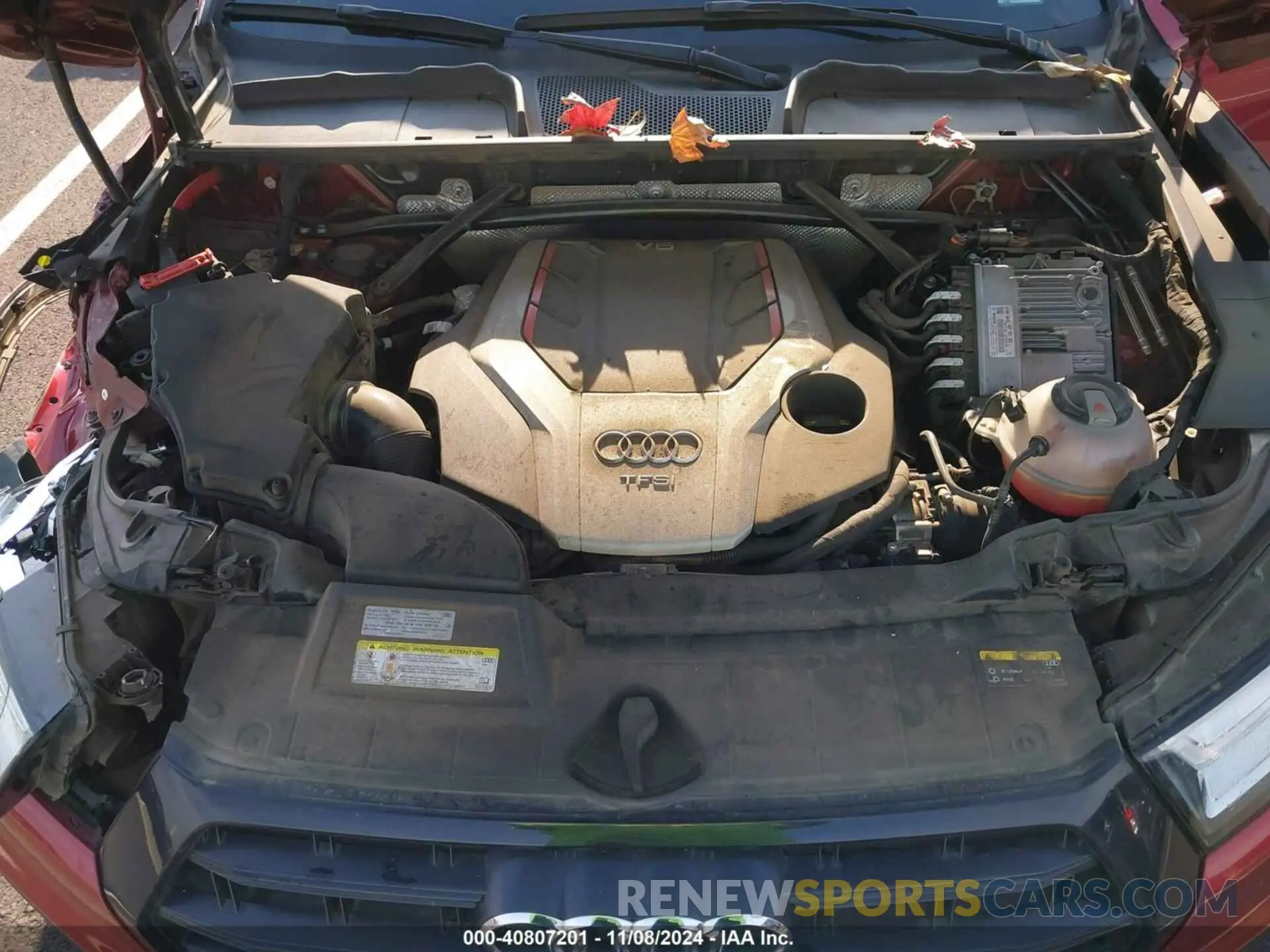 10 Photograph of a damaged car WA1C4AFY7K2128595 AUDI SQ5 2019