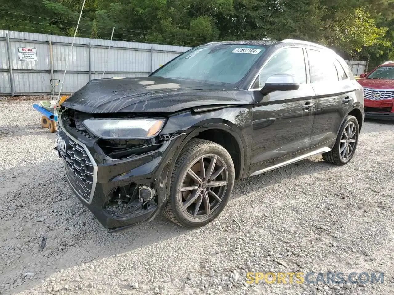 1 Photograph of a damaged car WA1B4AFY3N2039171 AUDI SQ5 2022