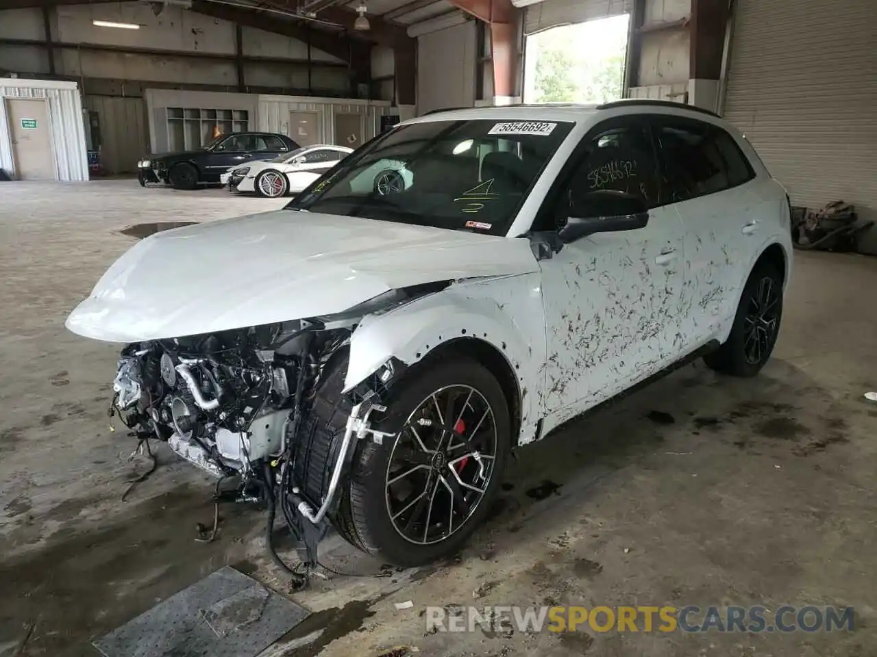 2 Photograph of a damaged car WA1C4AFY0N2114705 AUDI SQ5 2022