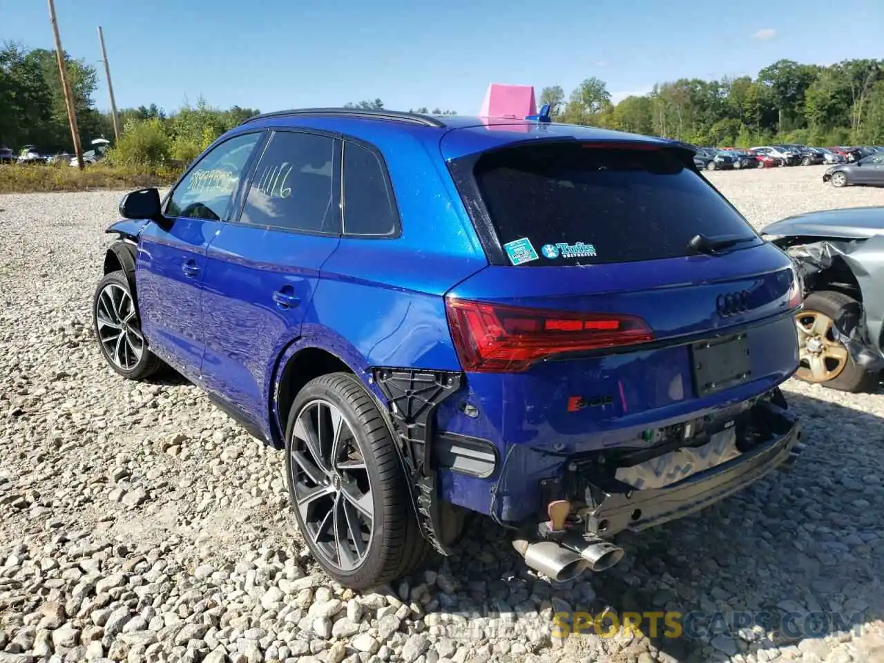 3 Photograph of a damaged car WA1C4AFY2N2035570 AUDI SQ5 2022