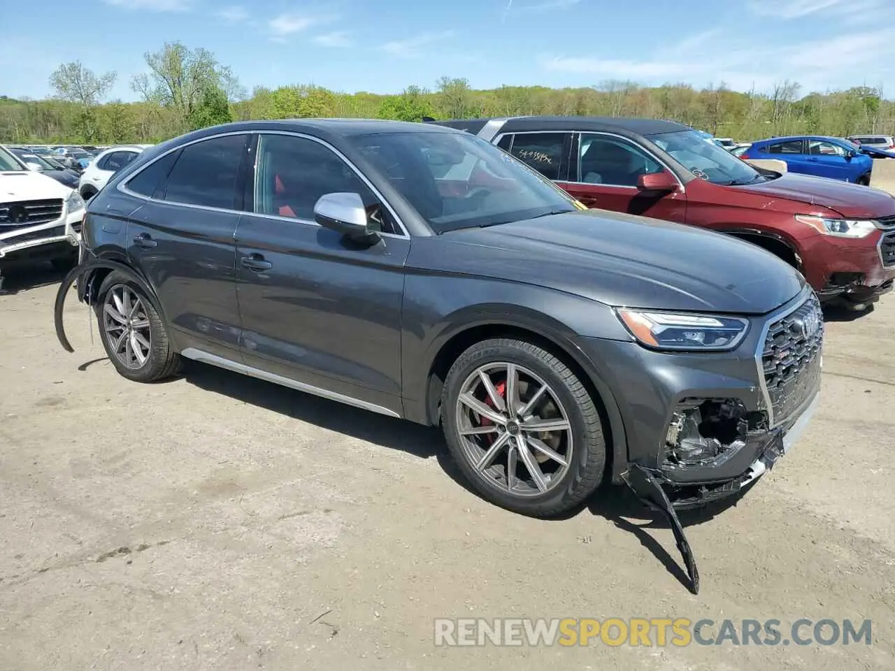 4 Photograph of a damaged car WA124AFY5S2055870 AUDI SQ5 SPORTB 2025